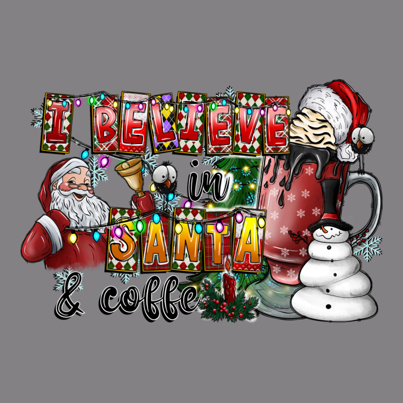 I Believe In Santa And Coffee Heavyweight Hoodie by CowhideDigitalArt | Teevron