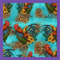 Rooster And Sunflowers Seamless Pattern Premium Sweatshirt | Teevron