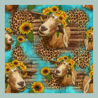 Goat Sunflowers Seamless Pattern Premium Sweatshirt | Teevron