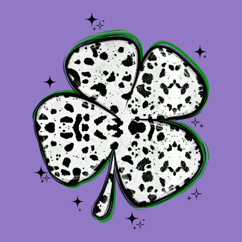 Four Leaf Clover Dalmatian Print Grunge Urban Hoodie by MaliasSmallBusiness | Teevron