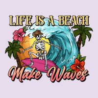 Life Is A Beach Make Waves Skeleton Premium Hoodie | Teevron