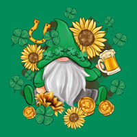 St Patrick's Day Shamrock Sunflowers Gnome Urban Hoodie | Teevron