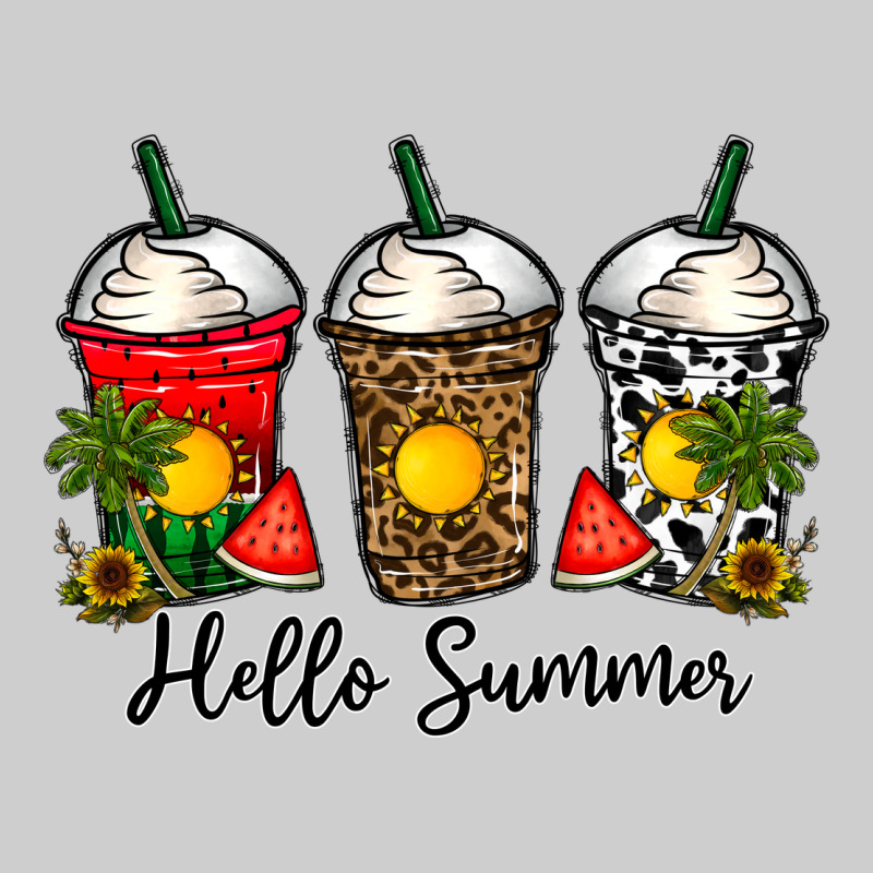 Hello Summer Premium Sweatshirt by CowhideDigitalArt | Teevron