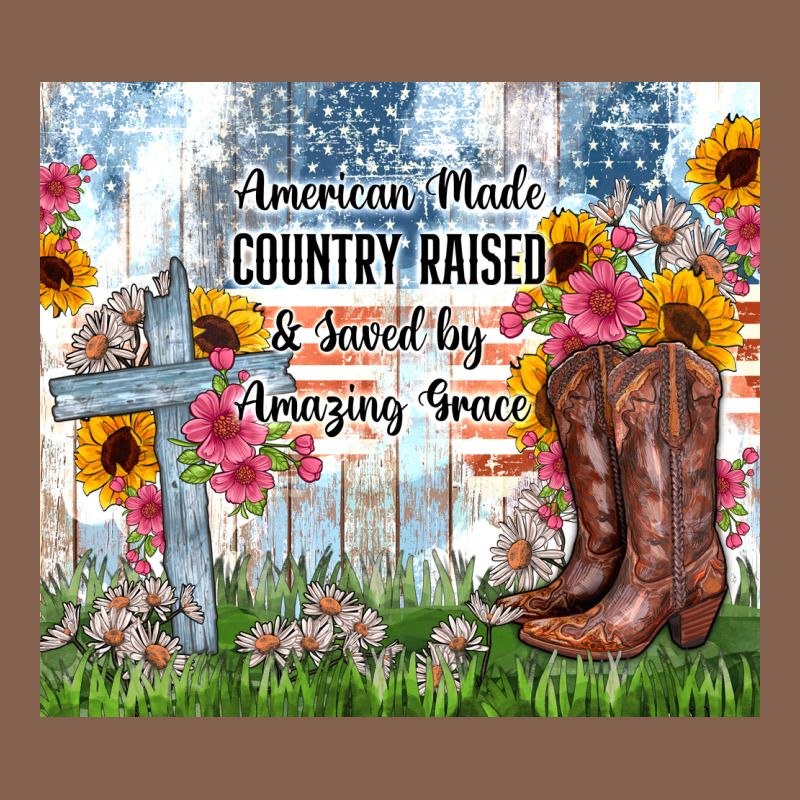 Christian Western American Made Country Raised Zipper Hoodie by Zillion Design Studio | Teevron