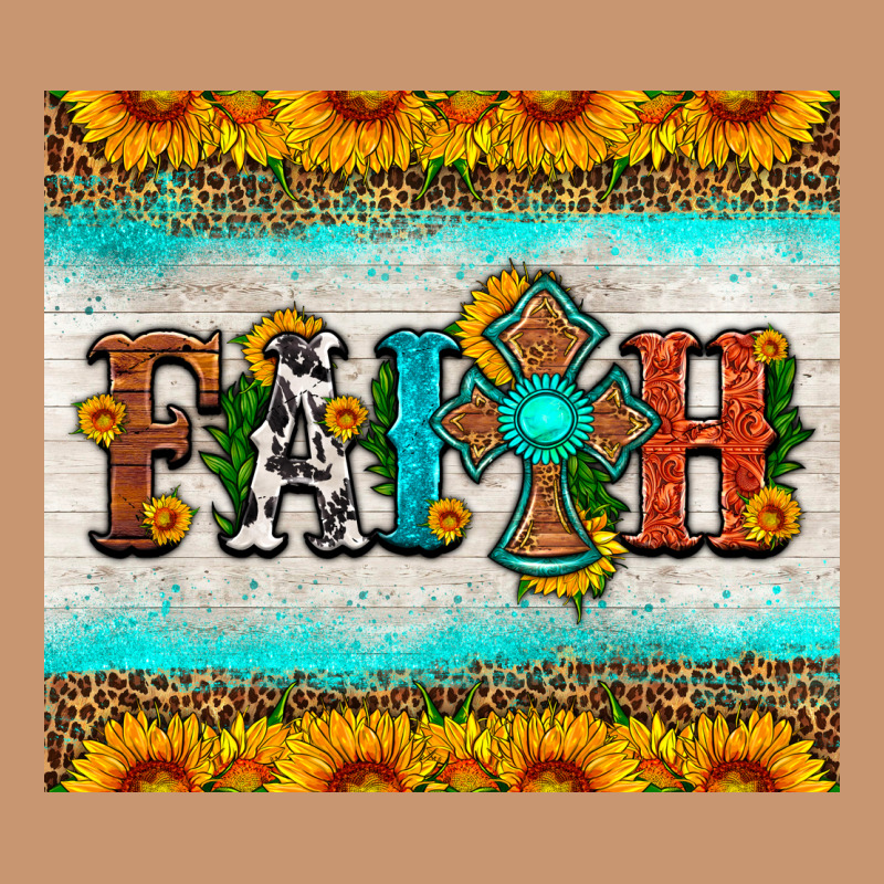 Faith Cross And Sunflower Tumbler Heavyweight Hoodie by HRA Design Shop | Teevron