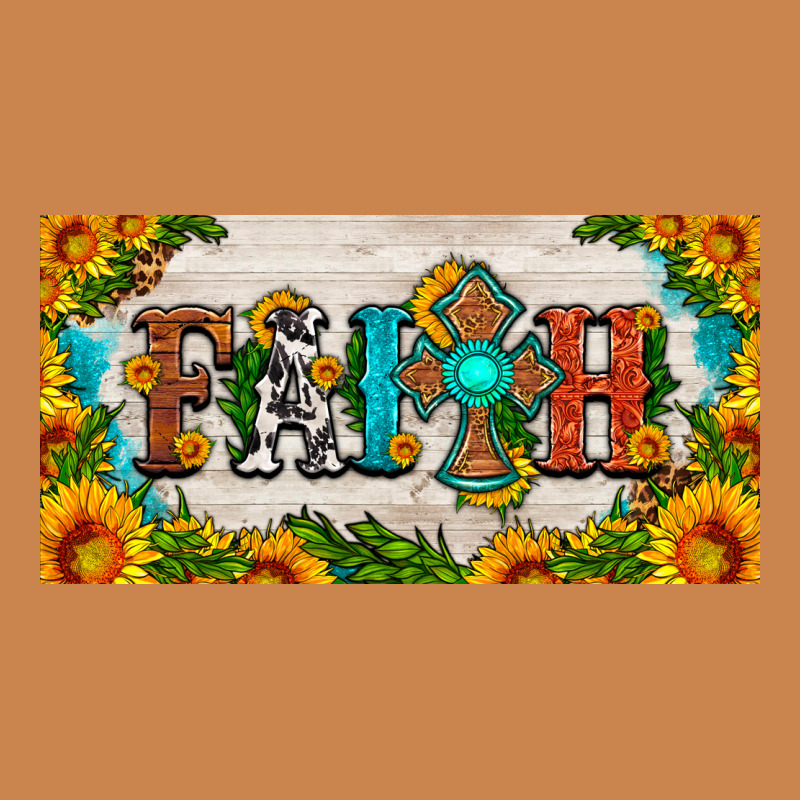 Faith Cross And Sunflower License Plate Heavyweight Hoodie by HRA Design Shop | Teevron