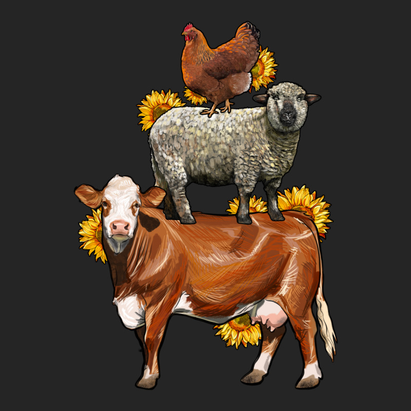 Farm Animals Stack Premium Hoodie by LillyAllenDesigns | Teevron