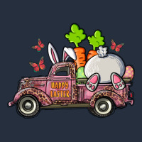 Happy Easter Pink Truck With Bunny Zipper Hoodie | Teevron