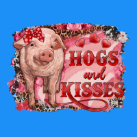 Valentines Day Pig Hogs And Kisses Classic Tee | Teevron