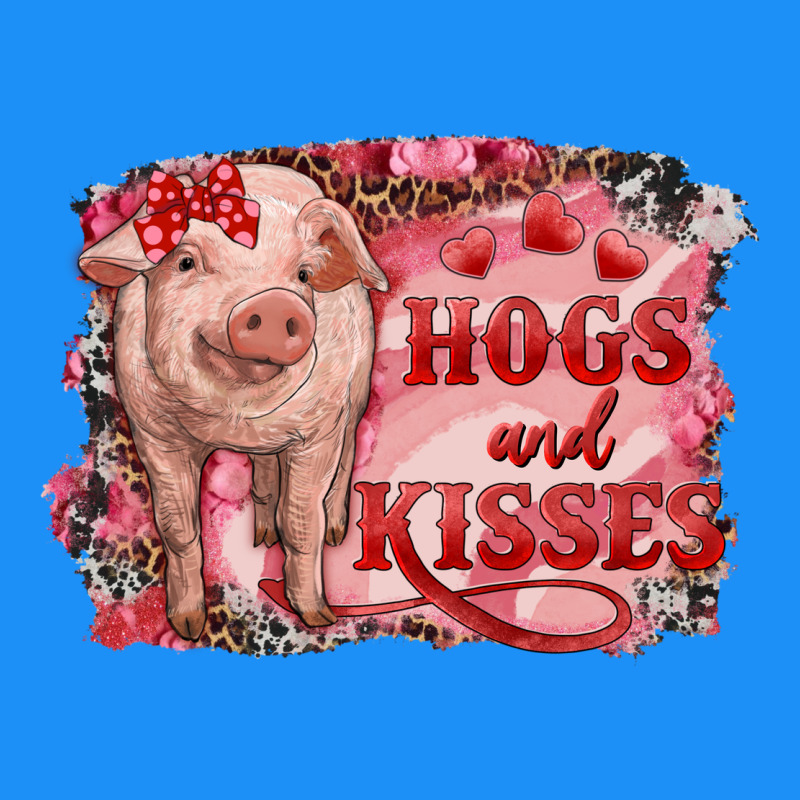 Valentines Day Pig Hogs And Kisses Classic Tee by RanaPortraitStore | Teevron