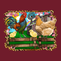 Happy Easter Rooster Chicken And Chick Zipper Hoodie | Teevron
