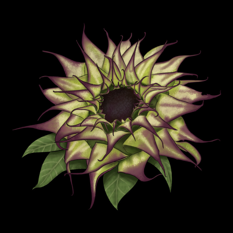 Sun   Fill Purple Sunflower Premium Tee by LillyAllenDesigns | Teevron