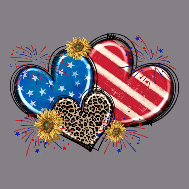 American Flag Heart Heavyweight Hoodie by CowGirlArtShop | Teevron