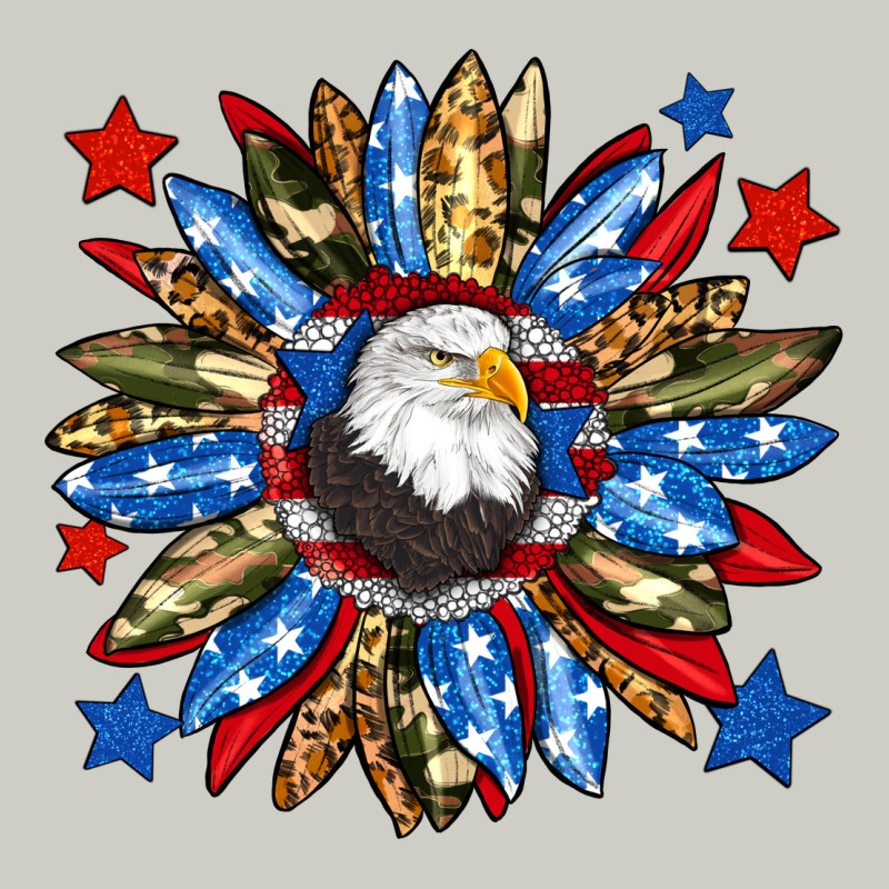 American Flag Sunflower Heavyweight Hoodie by Neo Western | Teevron