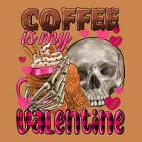 Coffee Is My Valentine Skull Heavyweight Hoodie | Teevron