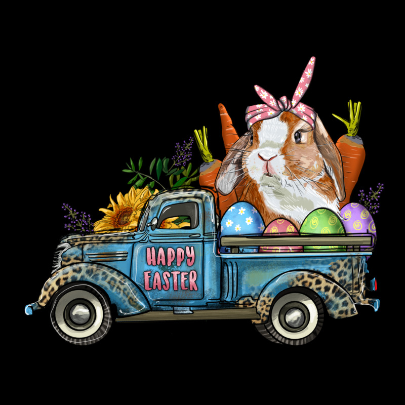 Happy Easter Truck With Bunny Eggs And Carrot Zipper Hoodie by RanaPortraitStore | Teevron