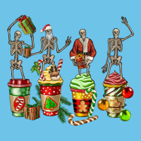 Christmas Skeleton Coffee Cups Premium Sweatshirt | Teevron