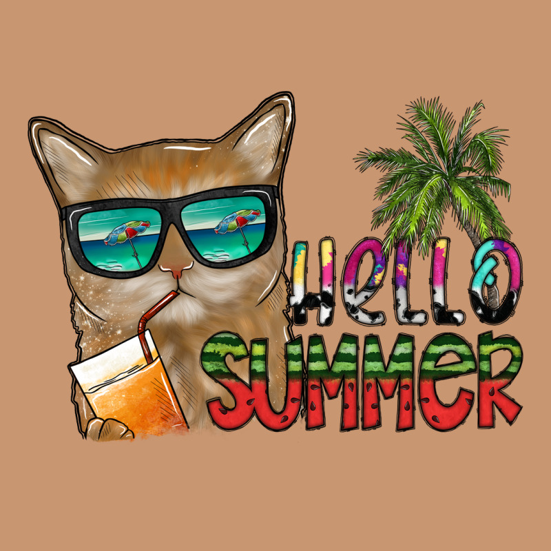 Hello Summer Heavyweight Hoodie by SublimationCraftShop | Teevron
