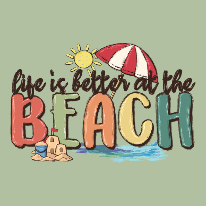 Life Is Better At The Beach Urban Hoodie by MaliasSmallBusiness | Teevron