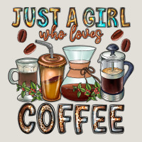 Just A Girl Who Loves Coffee Heavy Core Tee | Teevron