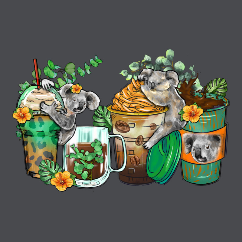 Koala Coffee Cups Zipper Hoodie by Zillion Design Studio | Teevron