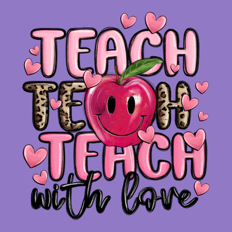 Teach Teach Teach With Love Urban Hoodie by MaliasSmallBusiness | Teevron