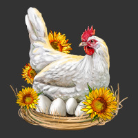 Perched Chicken With Sunflowers | Teevron