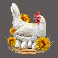 Perched Chicken With Sunflowers Premium Hoodie | Teevron