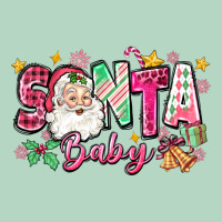 Pink Santa Baby Christmas Classic Tee | Teevron
