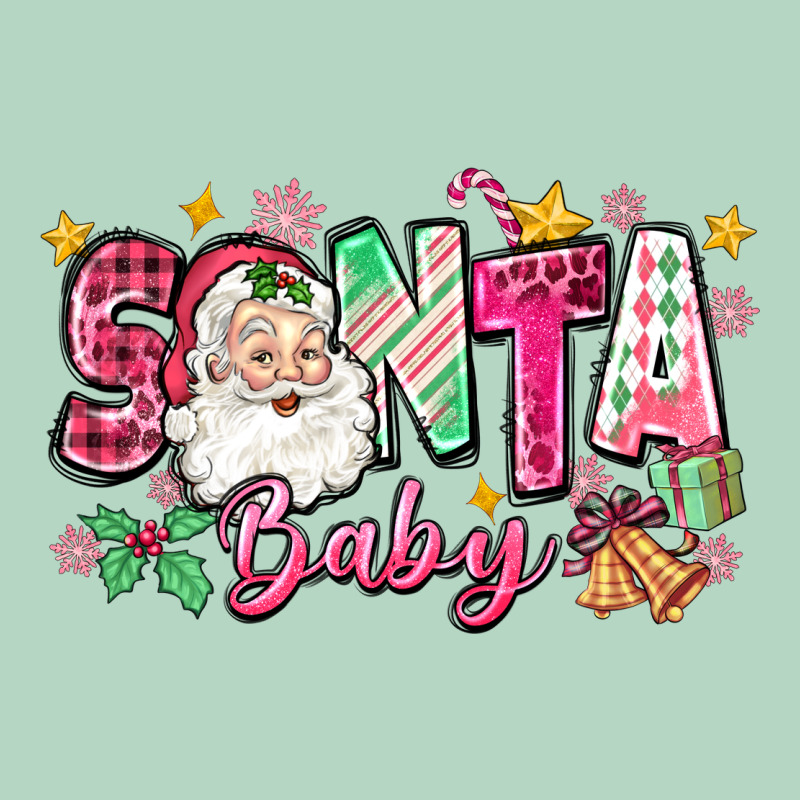 Pink Santa Baby Christmas Classic Tee by Zillion Design Studio | Teevron