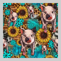 Cute Pig With Patches Seamless Pattern Premium Sweatshirt | Teevron