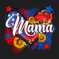 American Mama Heart Heavyweight Hoodie | Teevron