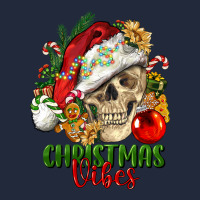 Christmas Vibes Human Skull Premium Sweatshirt | Teevron