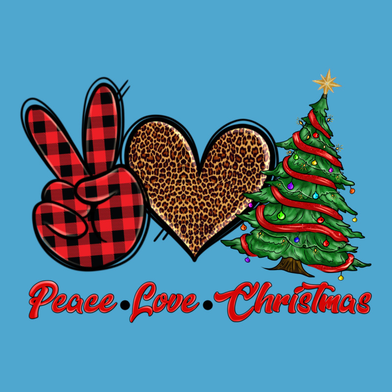 Peace Love Christmas Premium Hoodie by BarkalooDesign | Teevron