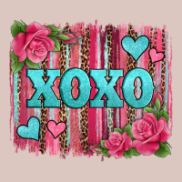 Xoxo Valentines Day Leopard Glitter Brushstroke Premium Hoodie | Teevron