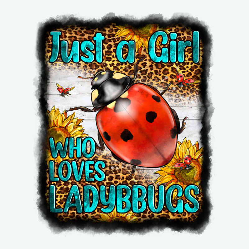 Western Just A Girl Who Loves Ladybug Premium Hoodie by LillyAllenDesigns | Teevron
