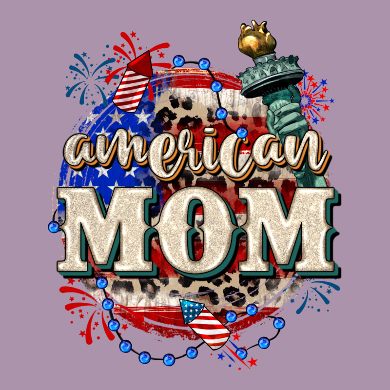American Mom 4th Of July Heavyweight Hoodie by CowGirlArtShop | Teevron