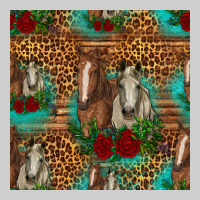 Horses With Roses Seamless Pattern Premium Sweatshirt | Teevron