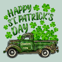 Happy St. Patrick's Day Shamrock Farm Truck Zipper Hoodie | Teevron