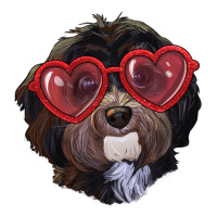 Havanese dog with love glasses | Teevron