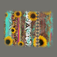 Aztec Leopard Turquoise Sunflower Background Premium Hoodie | Teevron