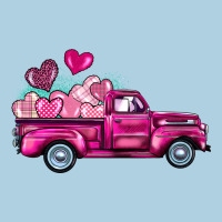 Valentine's Day Pink Truck Premium Hoodie | Teevron