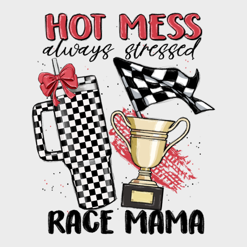 Hot Mess Always Stressed Race Mama Urban Hoodie by MaliasSmallBusiness | Teevron