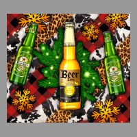 Beer Bottles With Golden Snow Vintage Hoodie | Teevron
