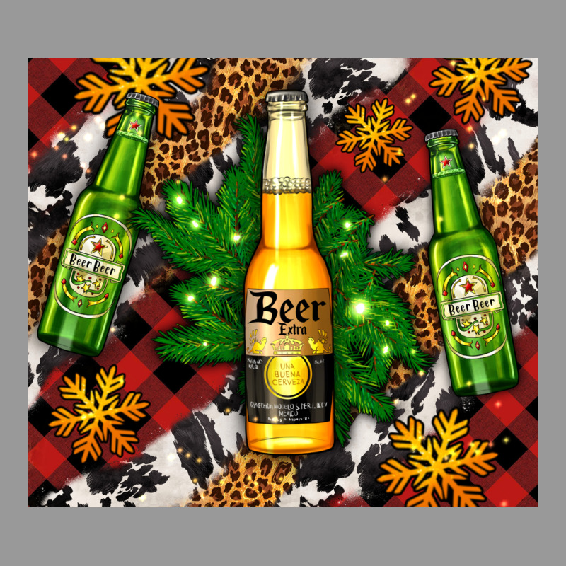 Beer Bottles With Golden Snow Vintage Hoodie by AdoDesignShop | Teevron