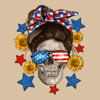 American Mom Skull Heavyweight Hoodie | Teevron