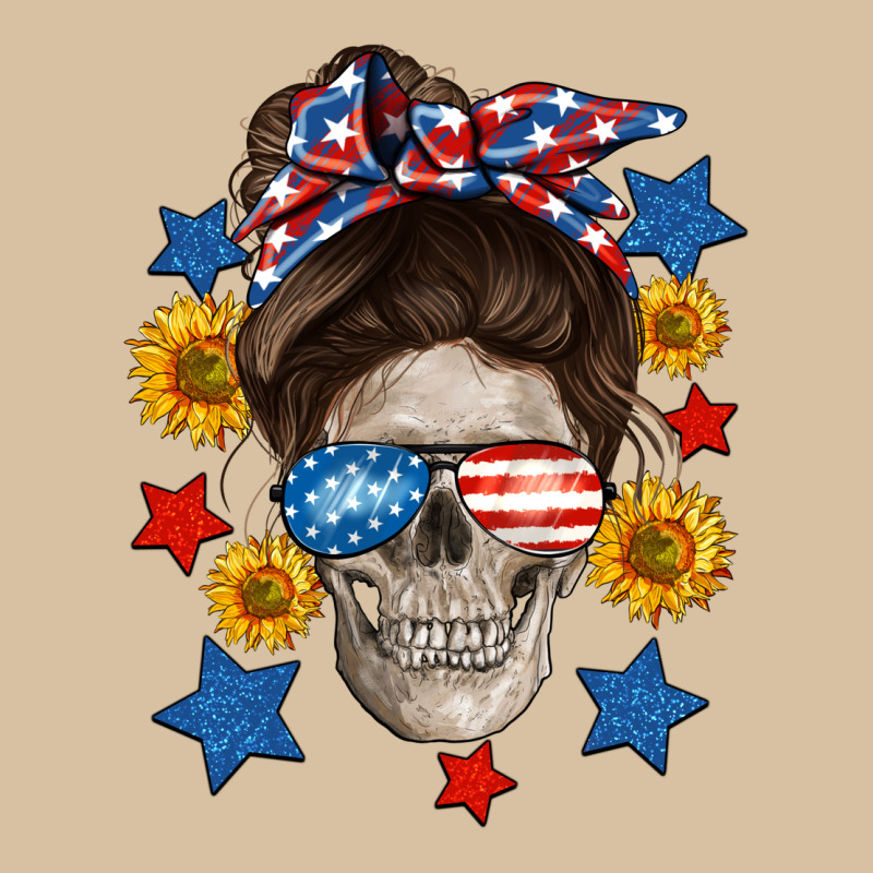 American Mom Skull Heavyweight Hoodie by Neo Western | Teevron