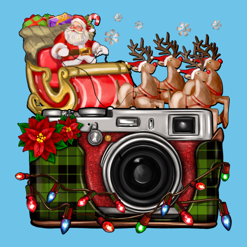 Christmas Santa Vintage Camera Premium Sweatshirt by FaDigitalArtStudio | Teevron
