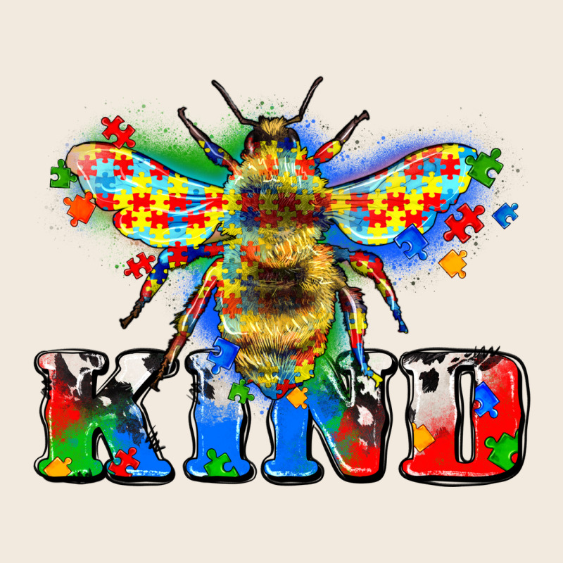 Bee Kind Autism Zipper Hoodie by Zillion Design Studio | Teevron