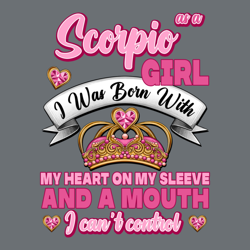 As A Scorpio Girl Zodiac Girls Premium Hoodie by Jasminsmagicworld | Teevron